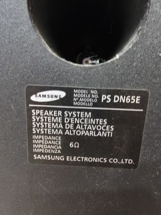 Kolumny SAMSUNG 6 Ohm 60W jak NOWE
