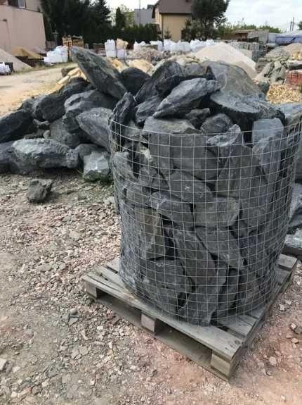 Czarny Łupek Filitowy Kamień Naturalny do Akwarium Terrarium Skałka