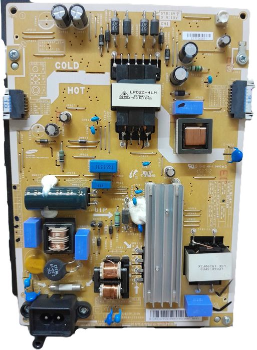 Televisão Samsung UE40J5100AW vendo as peças