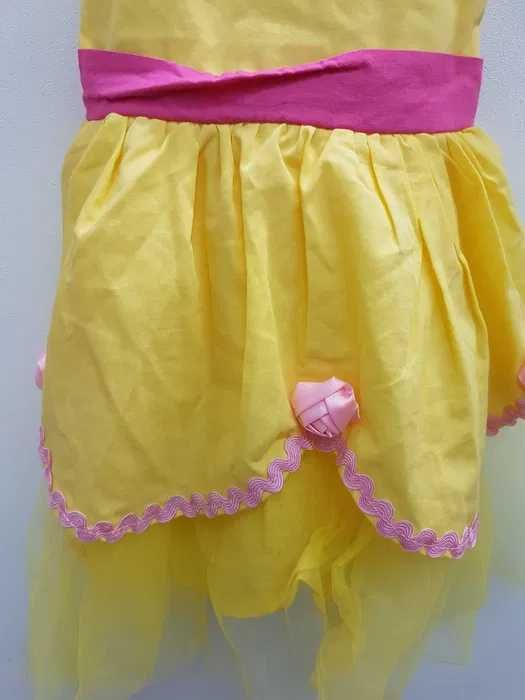 Sukienka przebranie Bella Piękna i Bestia roz. 98 cm. GP087