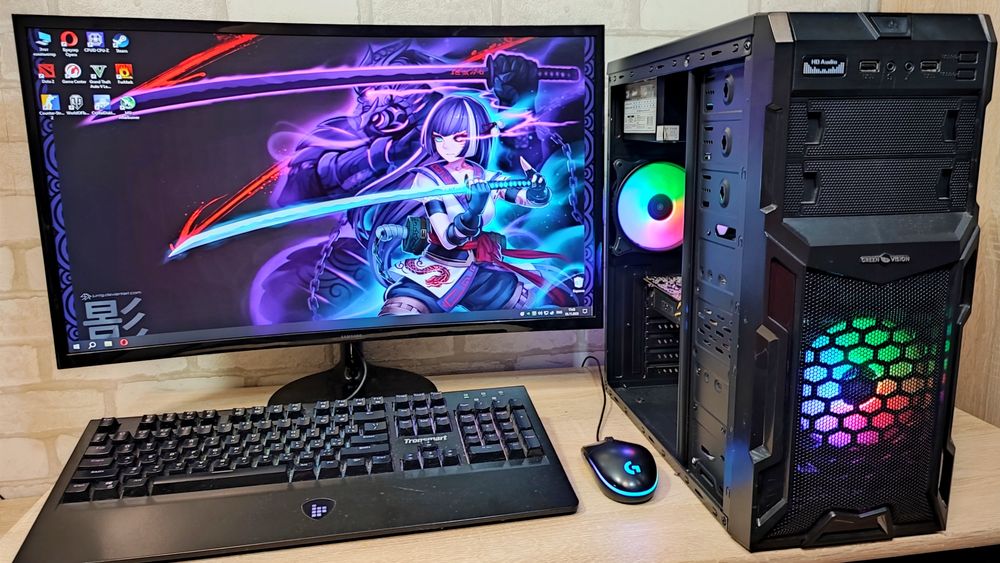 Игровой ПК GTX 1060 CS 2 GTA5 WOT fortnite DoTa2 PUBG RUST