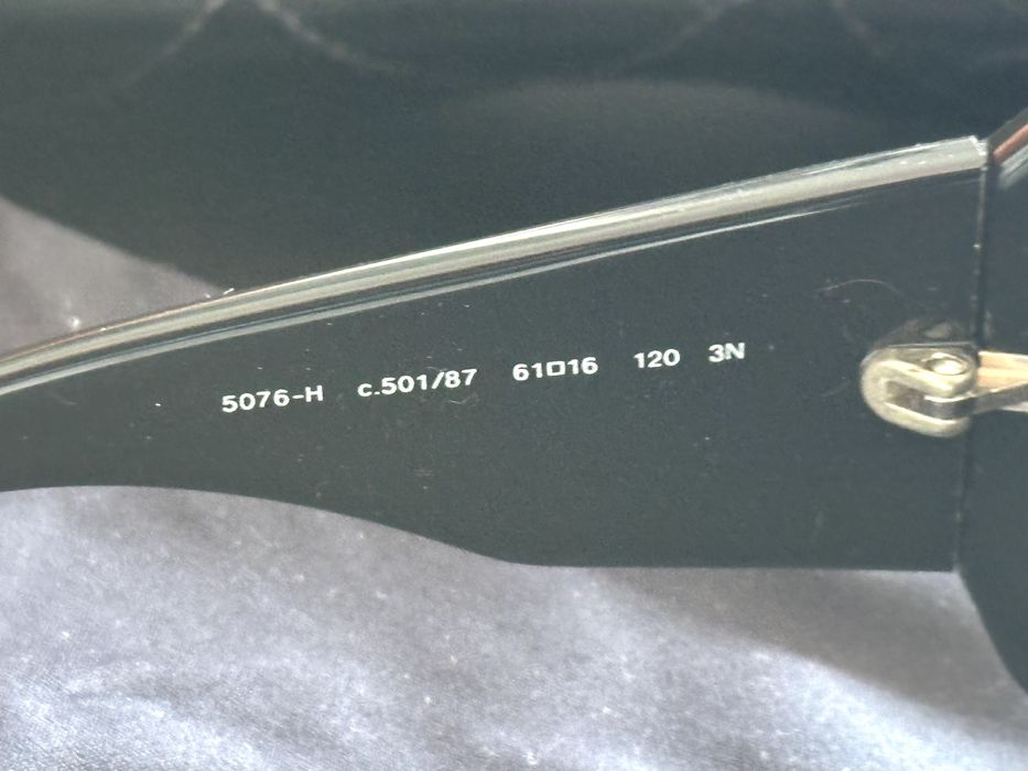 Chanel  5076-H okulary słoneczne czarne