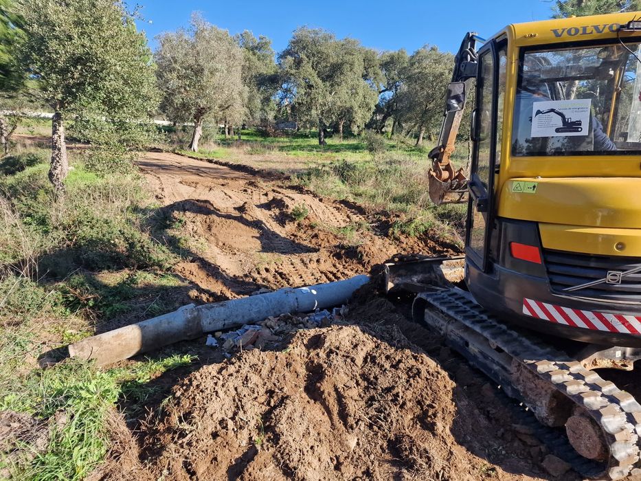 Mini giratória e basculante