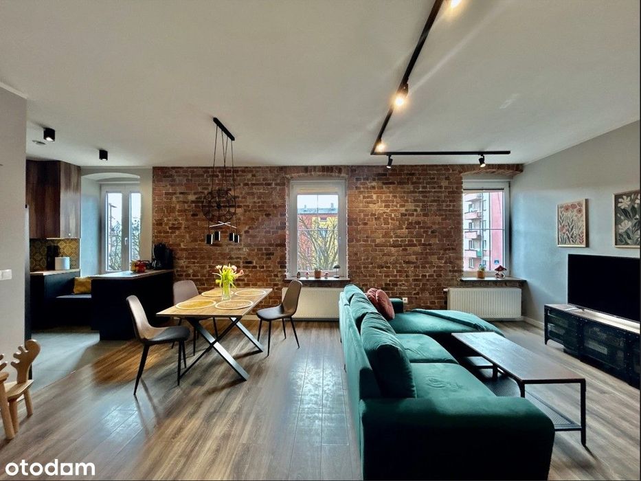 Wyjątkowe, stylowe  klimatyczne mieszkanie 79m2  – Będzin,  REZERWACJA