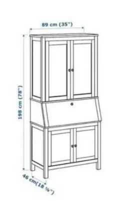 Sekretarzyk Ikea Hemnes