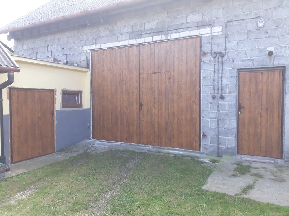Brama garażowa, drzwi do garażu na wymiar do muru