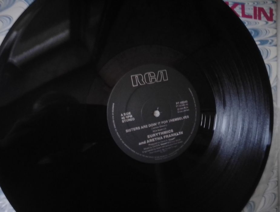 Vinil Maxi Single Eurythmics and Aretha Franklin