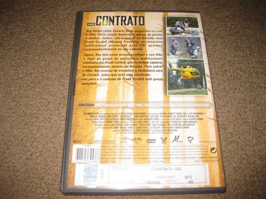 DVD "O Contrato" com Morgan Freeman