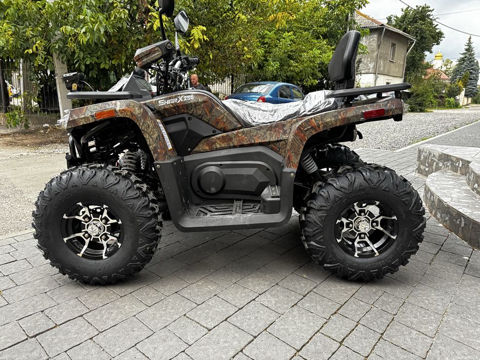 Квадроцикл SHARX 250СС Охолодження Мсляне! Лед фари! Лебідка!