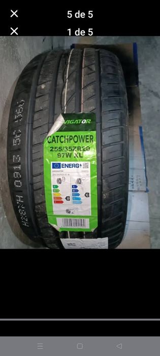 Pneus 255 35 r20 par  novos