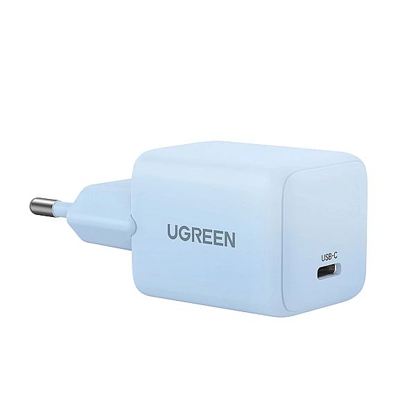 Ładowarka sieciowa Ugreen X512/20W GaN 1x USB-C - niebieska