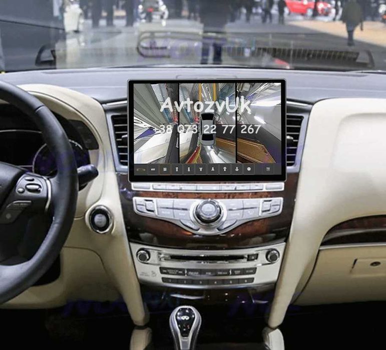 Магнітола QX60 JX35 INFINITI M35 M45 М35 М45 QX56 QX80 Q70 Андроїд 15