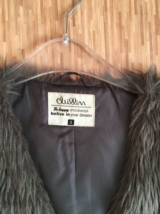 Futrzana kamizelka Cropp r. S