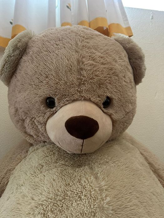 Urso peluche castanho claro