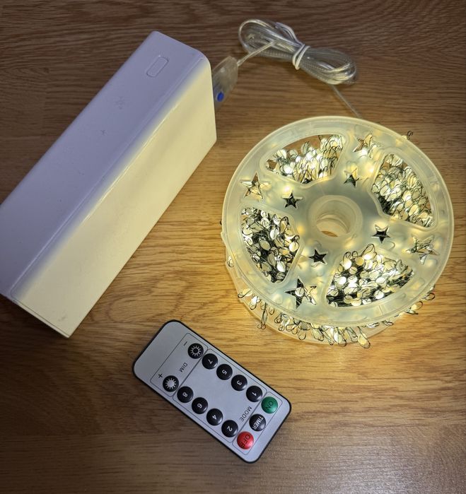 Мішура(хвойна лапа), крупний діод,20м,40м зелений дріт,usb НОВИНКА