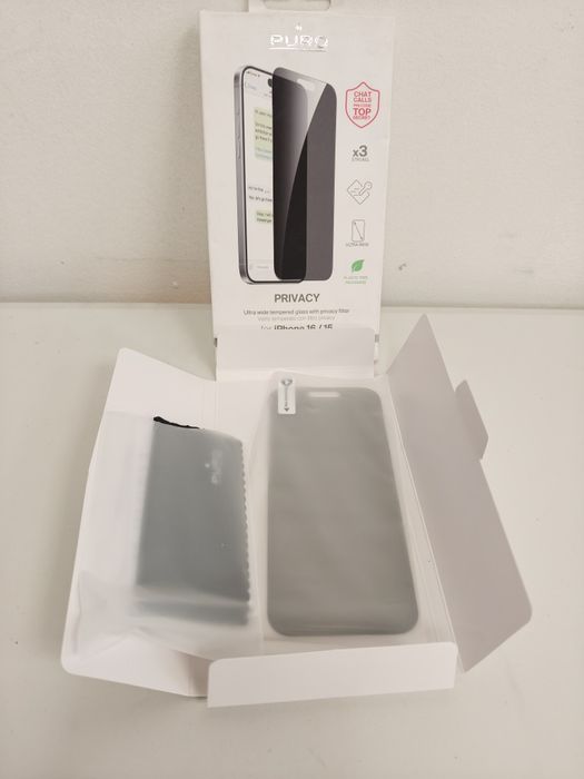 Szkło hartowane PURO Privacy do iPhone 16 / 15