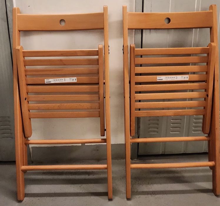 Krzesła składane Terje IKEA