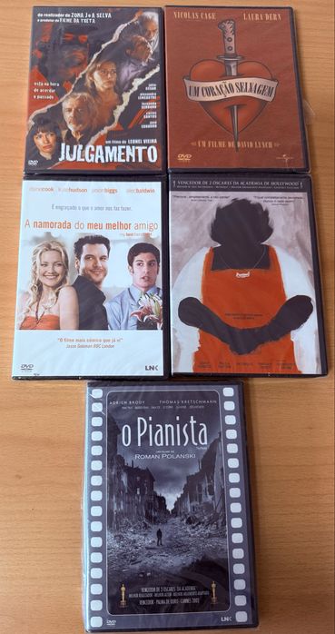DVDs originais em bom estado.
