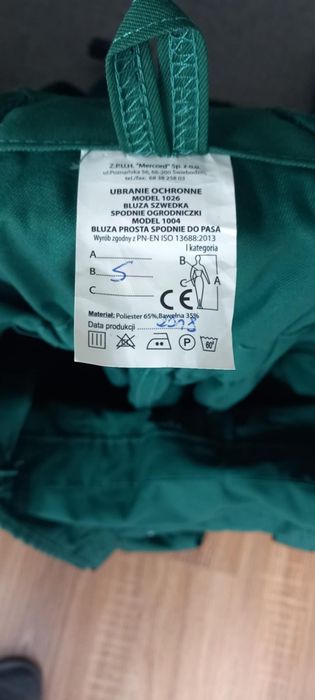 Zielone ogrodniczki Klopman,r L