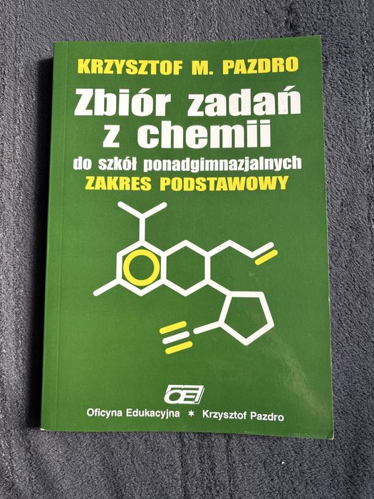 Zbiór zadań z chemii Krzysztof M. Pazdro  zakres podstawowy