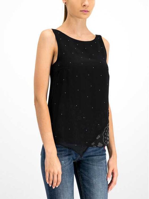 Desigual nowa w czerni z dżetami r.S