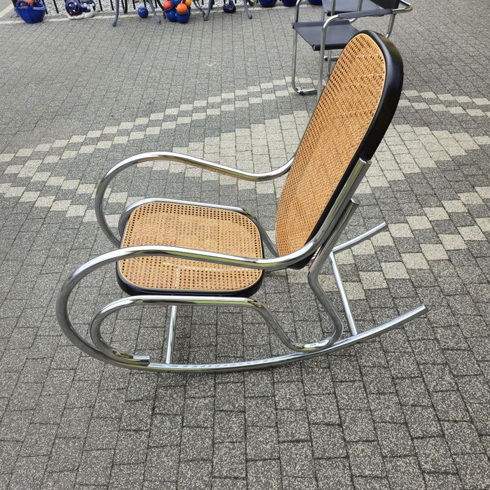 Oryginalny Kultowy Fotel Bujany Ceska Bauhaus  Marcel Breuer