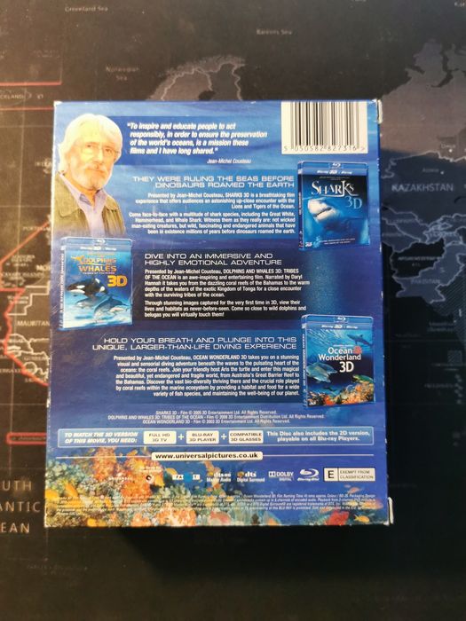 Zestaw płyt 3D Shark Dolphins Ocean