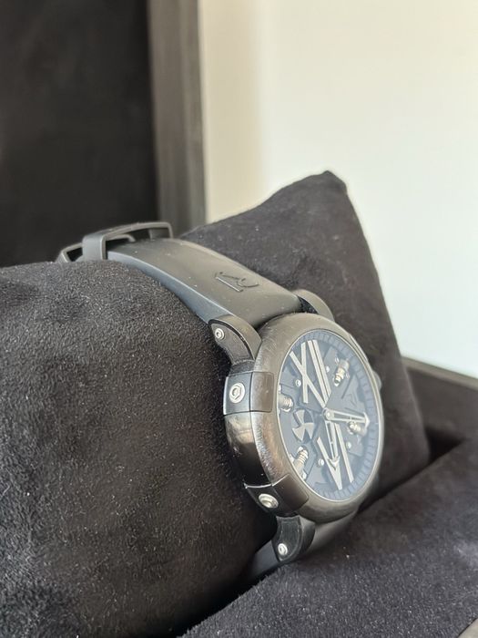 Romain Jerome Titanic DNA Steampunk Black Auto 46 #001/999