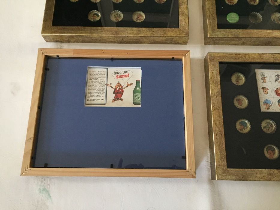 Quadros caricas Tónius loto Sumol