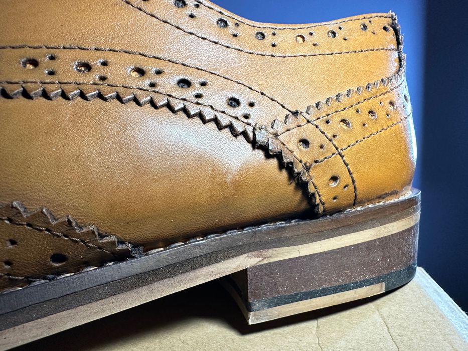 Buty męskie skórzane brogsy Thomas Catesby Angielska Marki