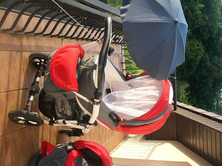 wózek dla dziecka komplet wielofunkcyjny spacerówka torba jak nowy