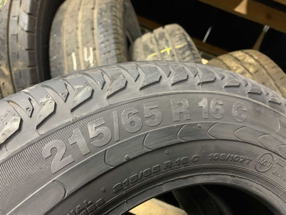Літні шини 215/65R16C Continental Vanco2 8мм 4шт 2шт
