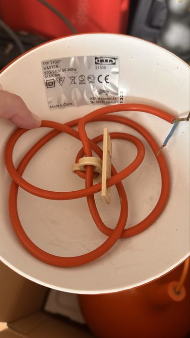Candeeiro Suspenso IKEA VÄSTER Vintage