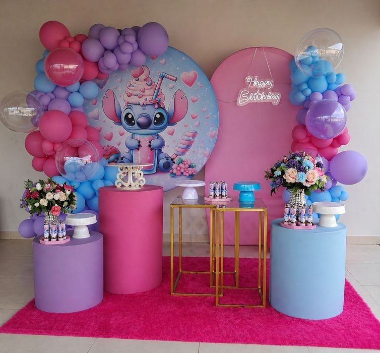 Decoração de festas pegue e monte