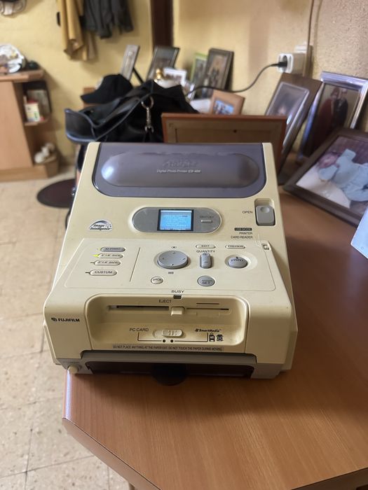 Fujifilm Printpix CX-400 Digital Photo Printer + Cabos + Consumíveis