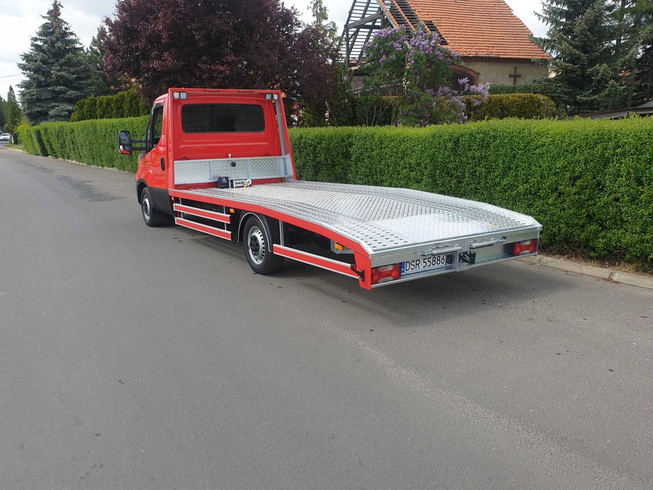 najazd ZABUDOWA autolaweta POMOC DROGOWA ducato producent KUNICE