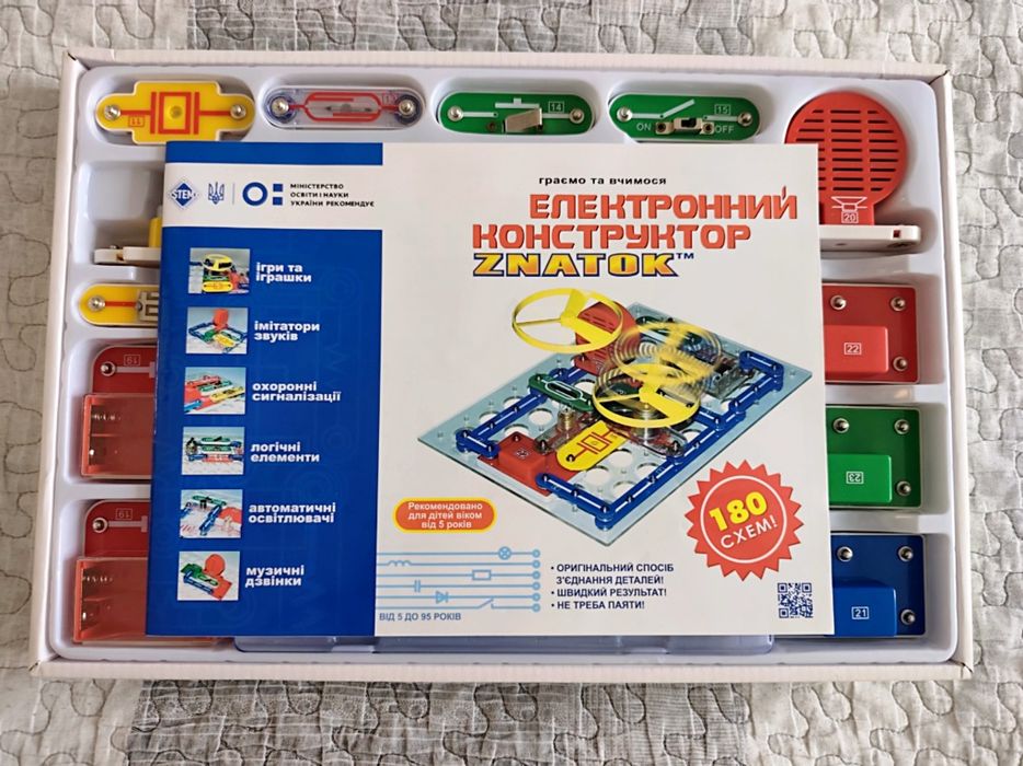 Електронний конструктор на 180 схем