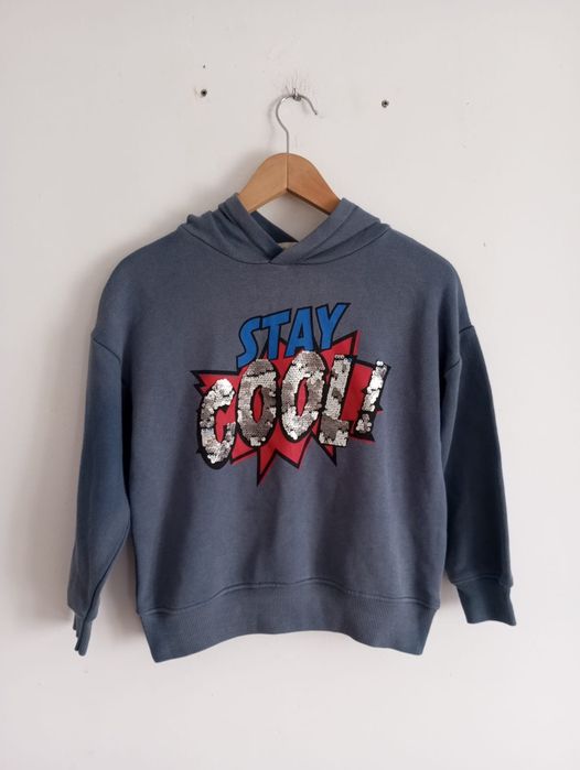 Camisola Hoodie Zara Tamanho 8 Anos
