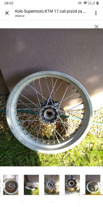 Koło KTM Supermoto 17 cali Przód