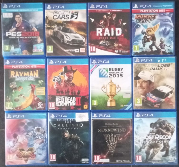 Jogos PlayStation 4 - Preços na Descrição