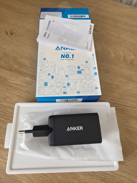 Зарядний пристрій Anker 65W GaN 3 порти