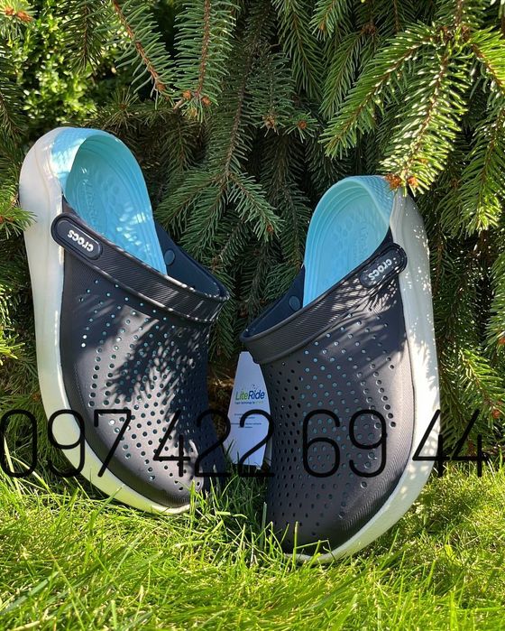 Чоловічі сабо Крокс Crocs LiteRide Clog Navy/Pepper Crocs LiteRide