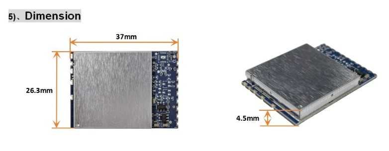 VRX SK7200 (RX7500) модуль приймач відео 6G 7.2G 8.2G