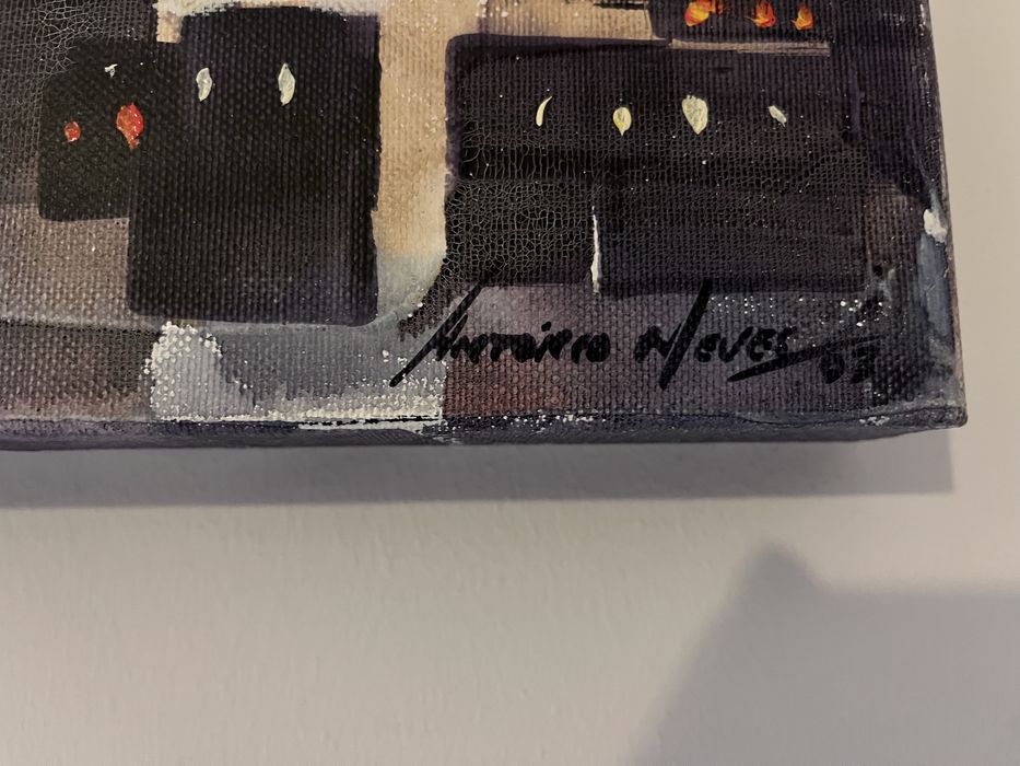 2 Telas do pintor António Neves 27X35