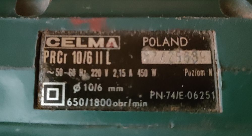 Wiertarka Celma zestaw w walizce