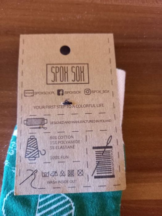 Skarpetki wzór matematyczny Spox Sox, rozmiar 40-43