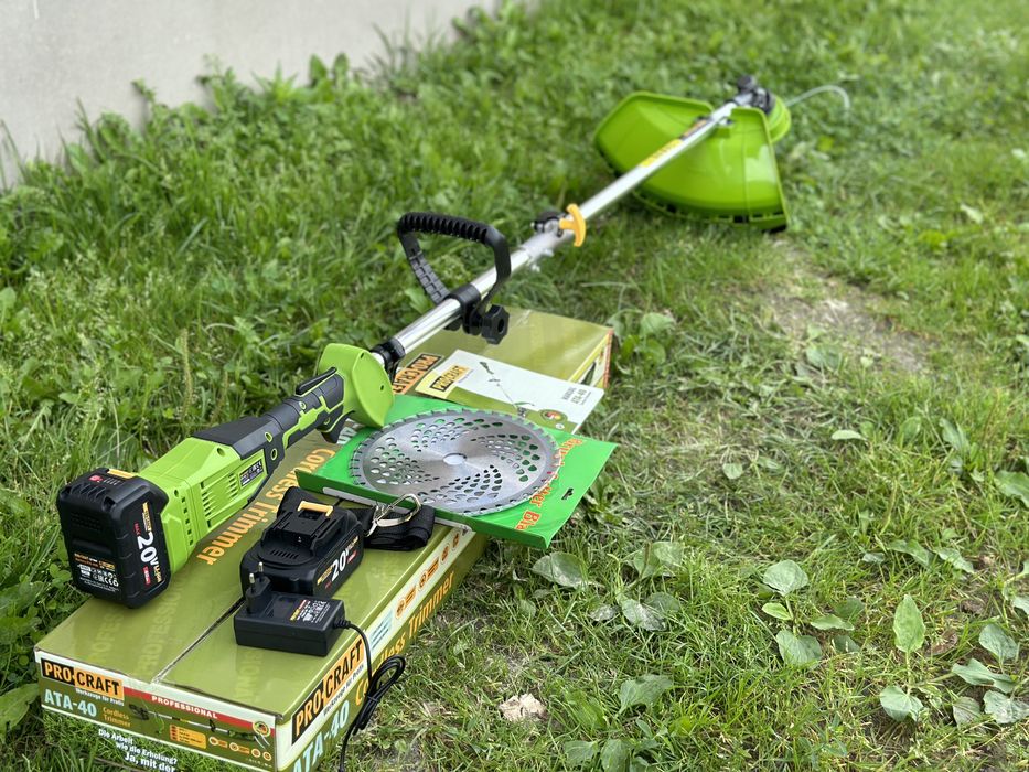 Акумуляторний тример Procraft ATA 40 акумуляторна коса