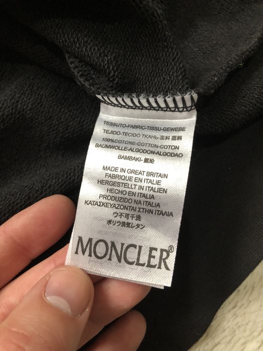 MONCLER x PAlM ANGELS (S/M) Hoodie худи унисекс черное мужское