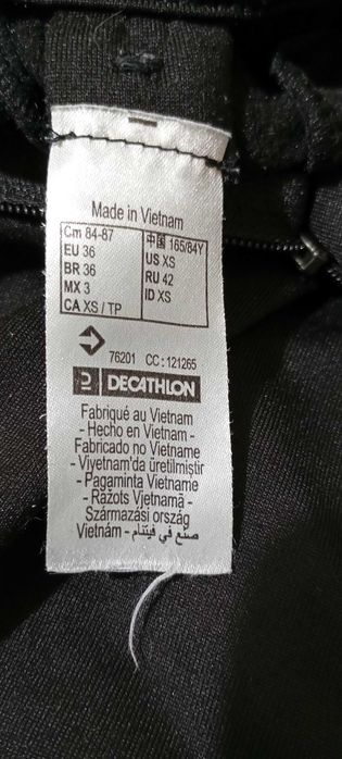 Camisola térmica kalenji 36