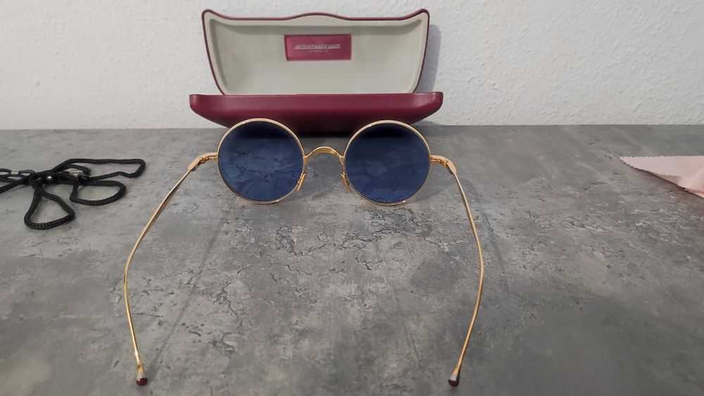 Óculos JacquesMarieMage Diana gold